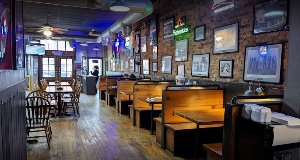 A photo of the interior of Gibby's Eatery and Sports Bar in Ohio.