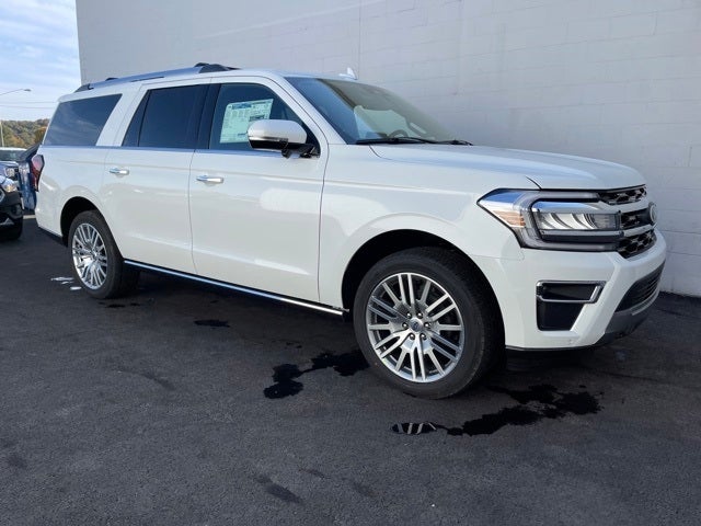 A white 2024 Ford Expedition MAX available at Coughlin Ford of Circleville.