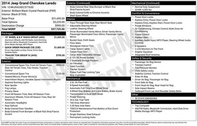 2014 Jeep Grand Cherokee Laredo