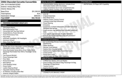 2006 Chevrolet Corvette Base