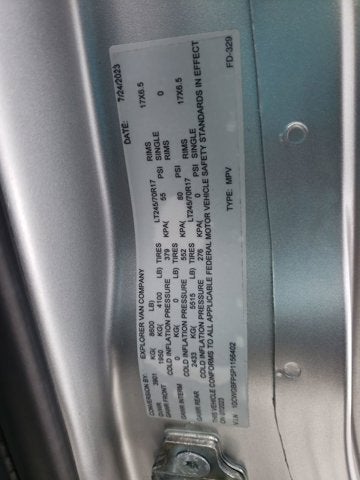 2023 Chevrolet Express Cargo Van Explorer