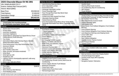 2025 Chevrolet Blazer EV AWD RS