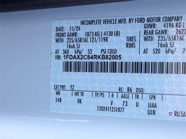 2024 Ford Transit-350 XL