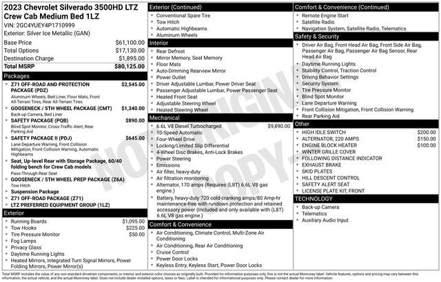2023 Chevrolet Silverado 3500HD LTZ