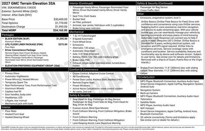 2027 GMC Terrain FWD Elevation