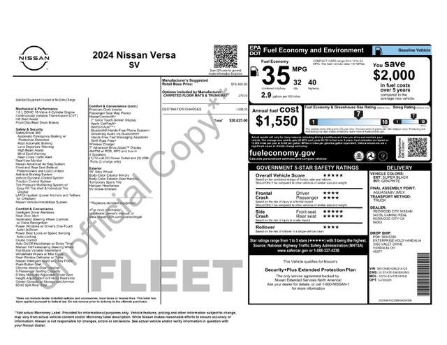 2024 Nissan Versa SV