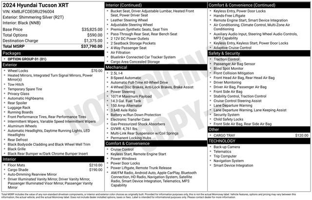 2024 Hyundai Tucson XRT