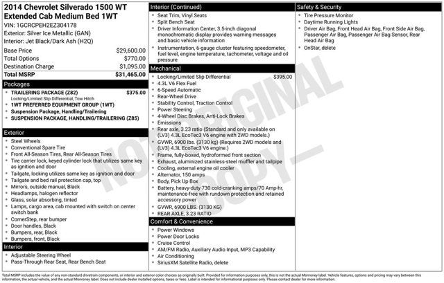 2014 Chevrolet Silverado 1500 Work Truck