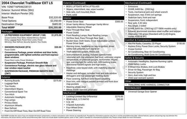 2004 Chevrolet TrailBlazer EXT LS