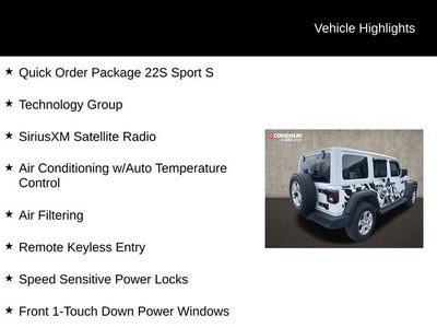 2022 Jeep Wrangler Unlimited Sport S