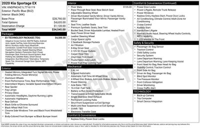 2020 Kia Sportage EX