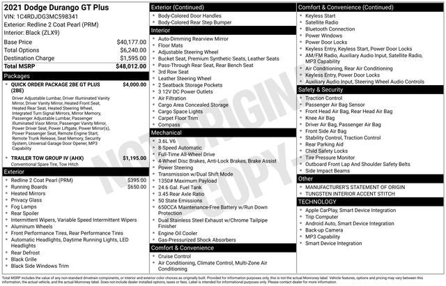 2021 Dodge Durango GT Plus