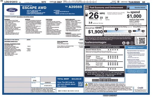 2026 Ford Escape ST-Line Elite