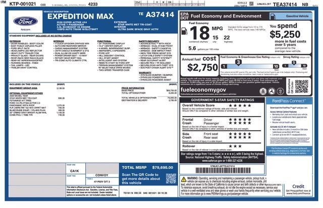 2026 Ford Expedition Max Active