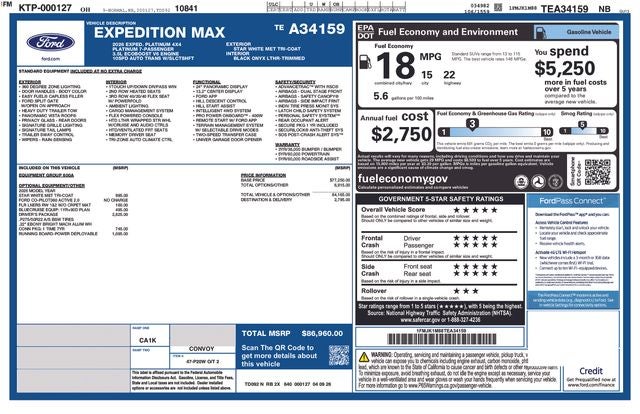 2026 Ford Expedition Max Platinum