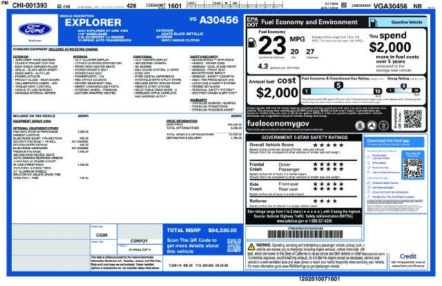 2027 Ford Explorer ST-Line