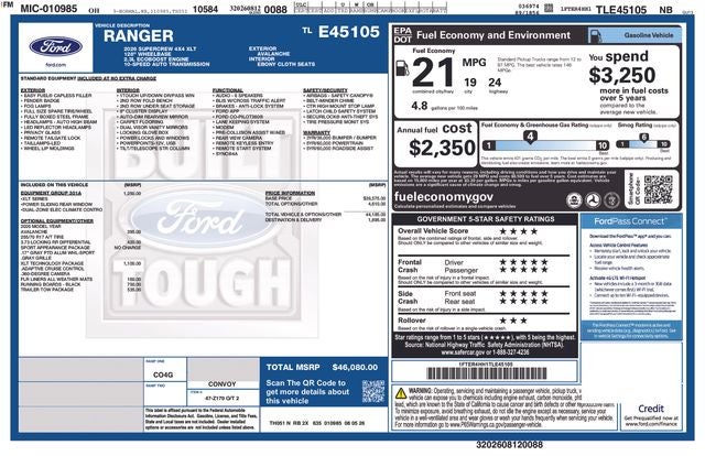 2026 Ford Ranger XLT