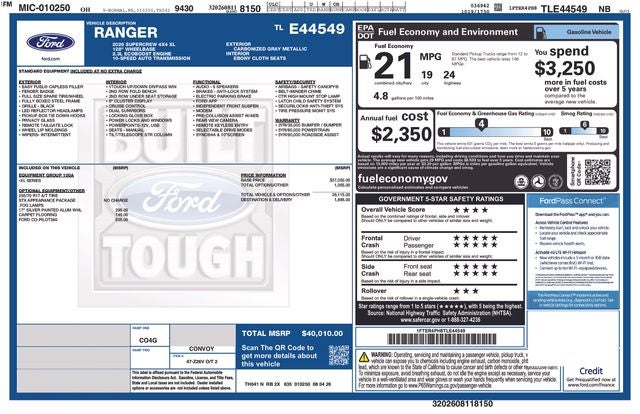 2026 Ford Ranger XL