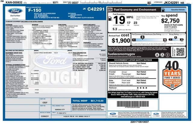 2018 Ford F-150 XLT 4x4 SuperCrew 5-1/2 Box's photo