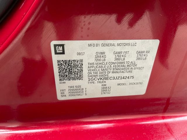 2018 Chevrolet Silverado 1500 LT LT2