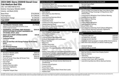 2024 GMC Sierra 2500HD Denali