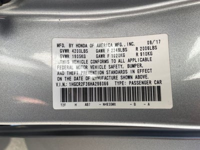 2017 Honda Accord LX