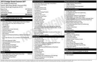 2015 Dodge Grand Caravan SXT