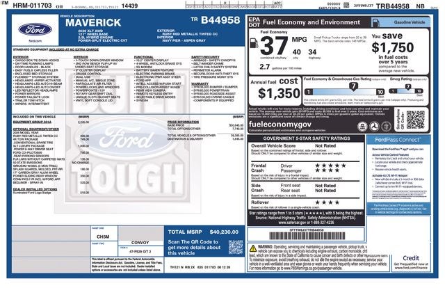 2026 Ford Maverick XLT