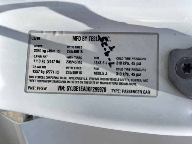 2019 Tesla Model 3 Base