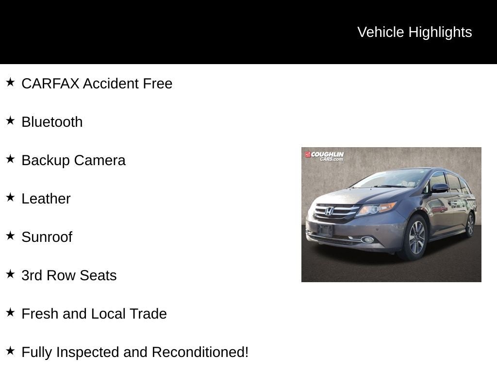 2015 Honda Odyssey Touring