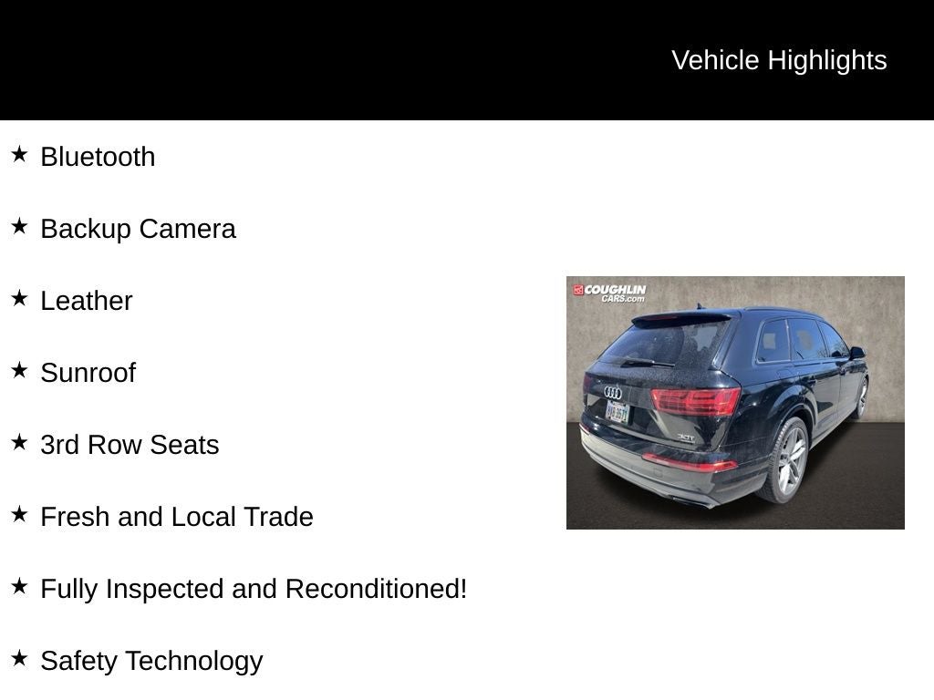 2017 Audi Q7 3.0T Prestige quattro