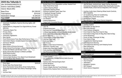 2025 Kia Telluride S