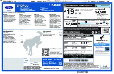 2026 Ford Bronco Base