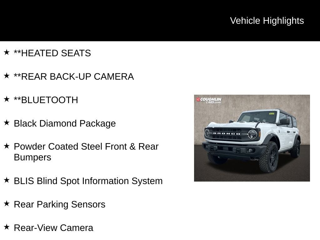 2025 Ford Bronco Big Bend