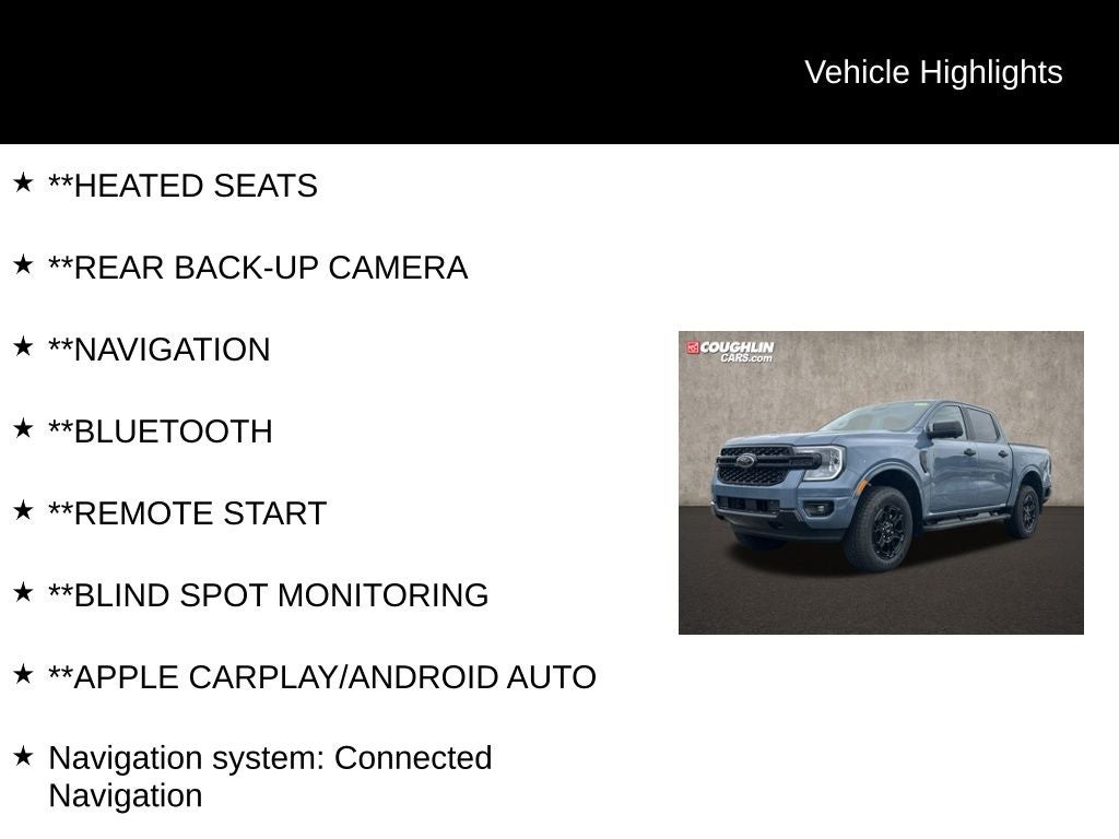 2025 Ford Ranger XLT 4X4
