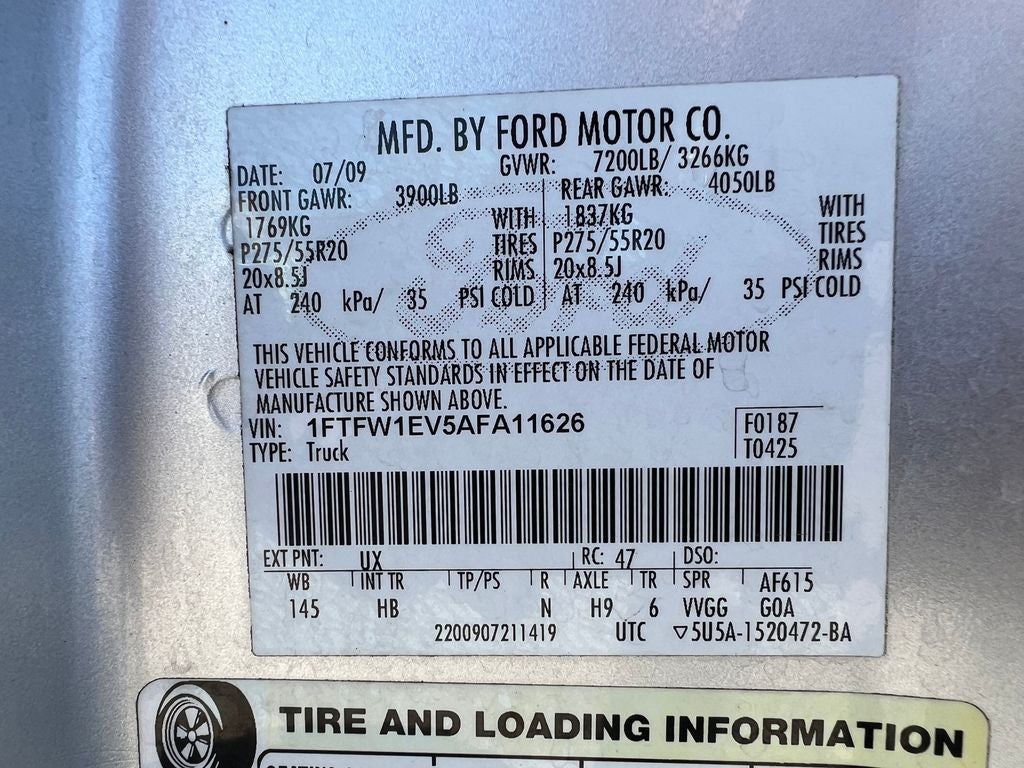 2010 Ford F-150 Lariat