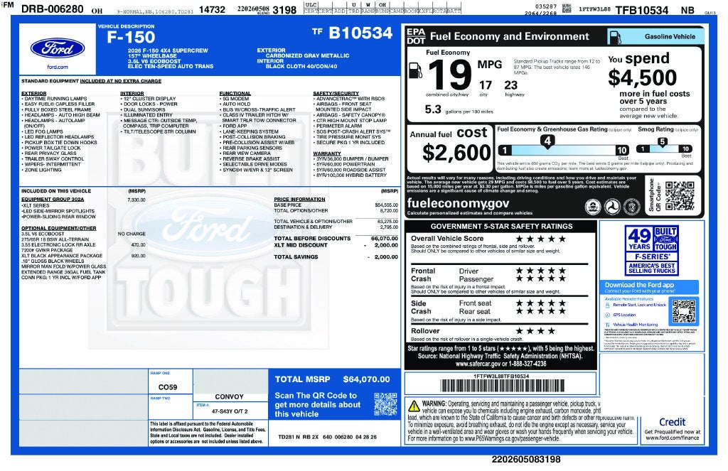 2026 Ford F-150 XLT