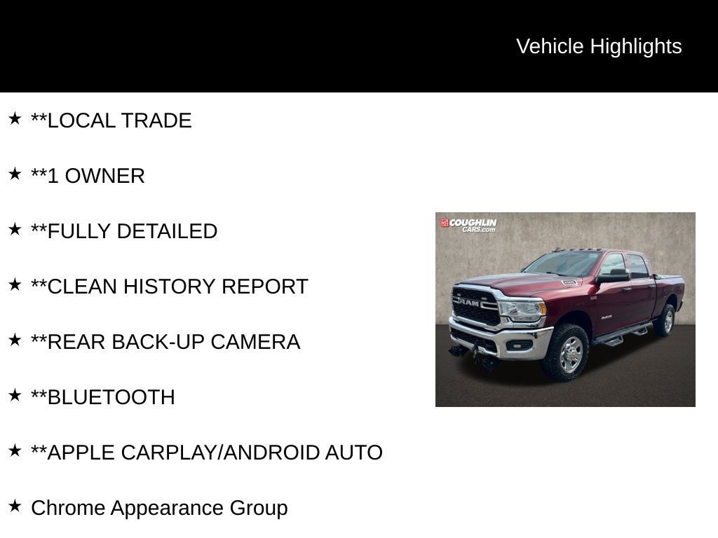 2021 RAM 2500 Tradesman