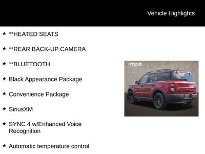 2025 Ford Bronco Sport Big Bend 4WD