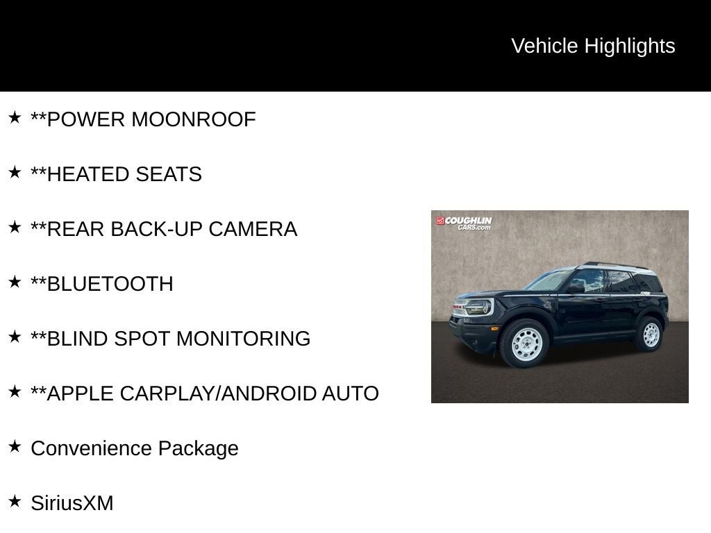 2025 Ford Bronco Sport Heritage