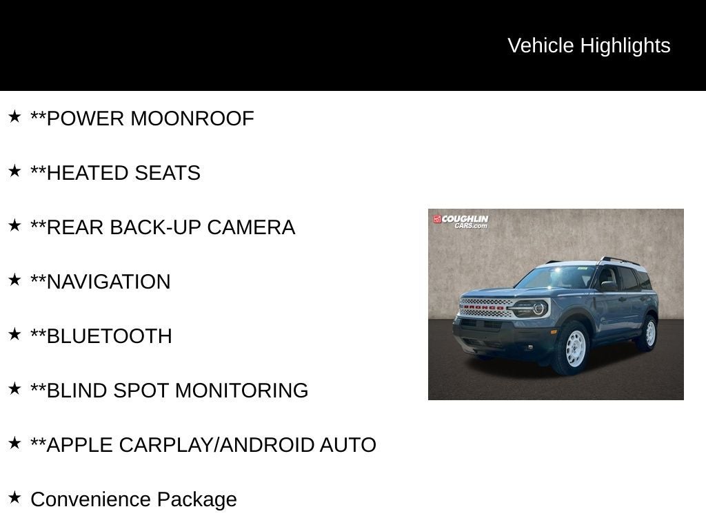 2025 Ford Bronco Sport Heritage 4WD