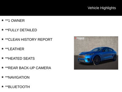 2025 Ford Mustang Mach-E GT