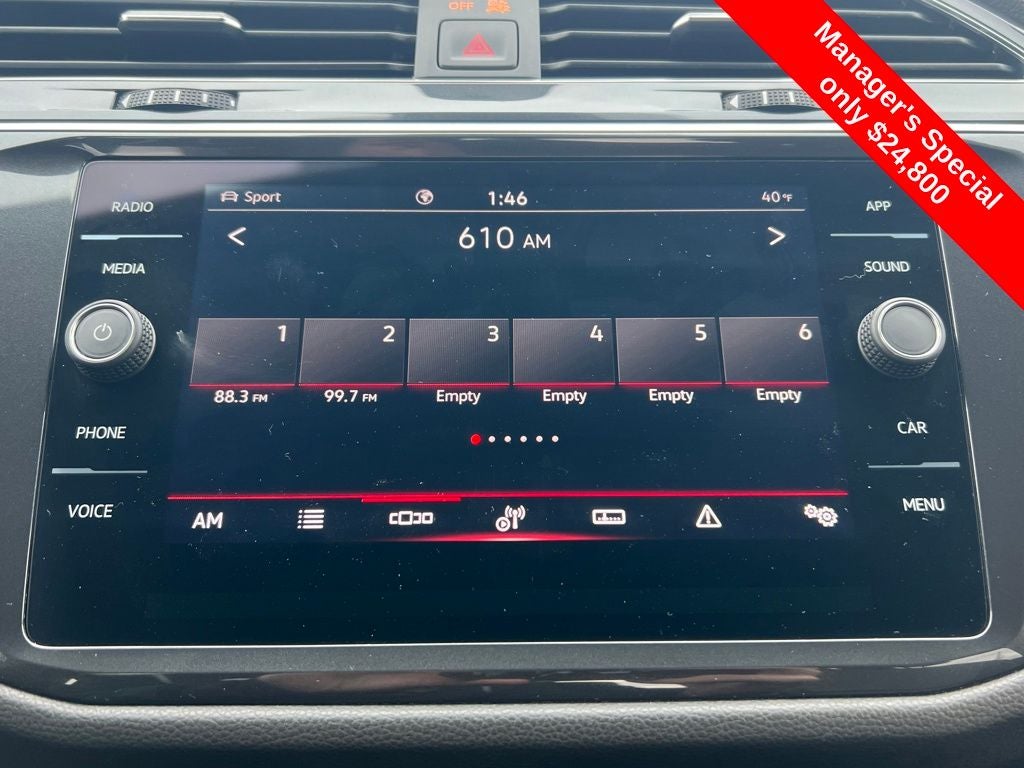 2023 Volkswagen Tiguan 2.0T SE R-Line Black