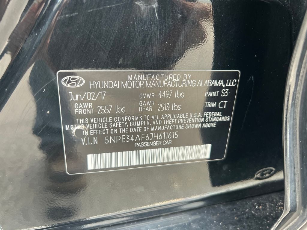 2018 Hyundai Sonata Sport