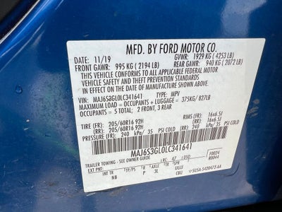 2020 Ford EcoSport SE