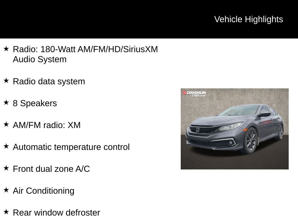 2019 Honda Civic EX