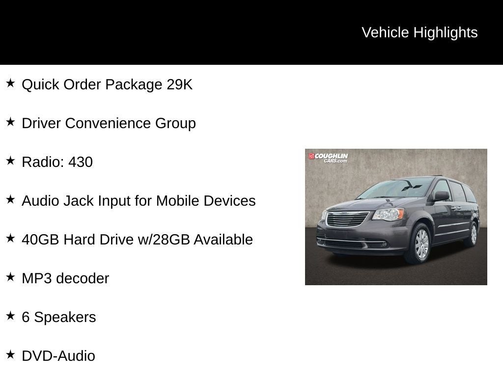 2016 Chrysler Town & Country Touring