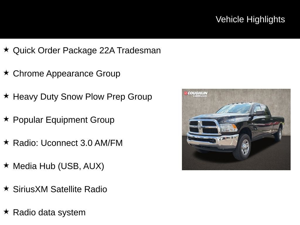 2015 RAM 2500 Tradesman