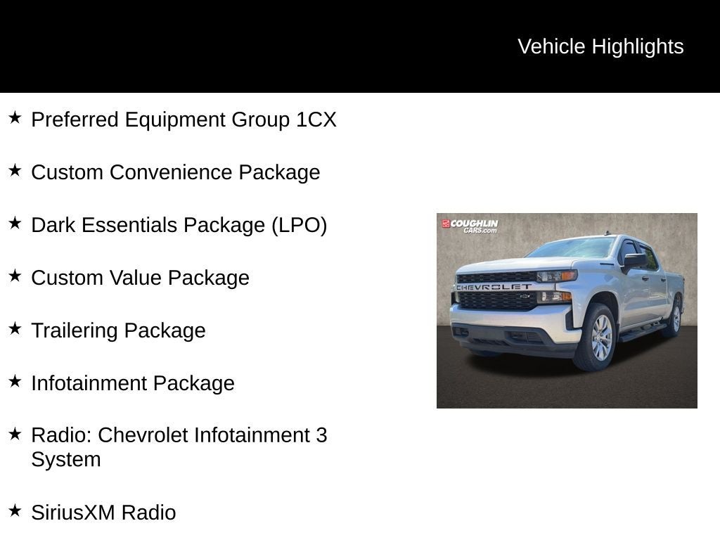2022 Chevrolet Silverado 1500 LTD Custom