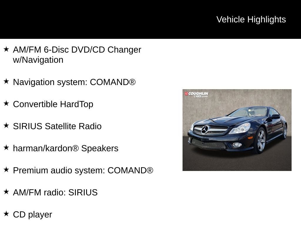 2009 Mercedes-Benz SL550 V8